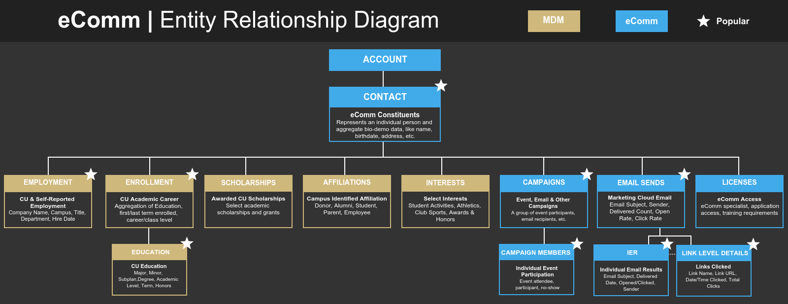 Salesforce entity relationship diagram university of colorado